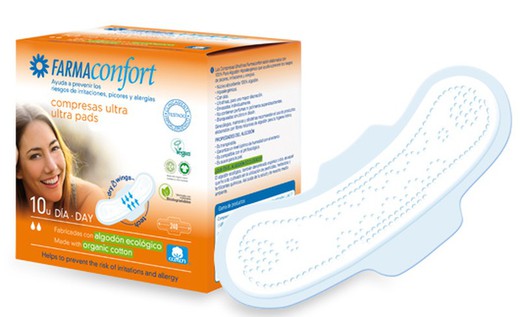 Farmaconfort Ultra Jour Compresses 10 Unités