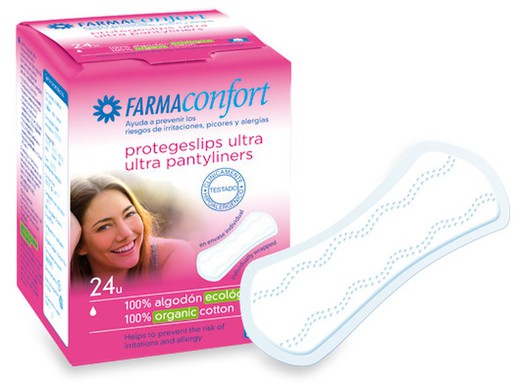 Farmaconfort Protegeslips Ultrafinos 24 Unidades