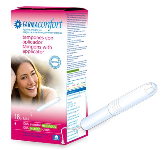 Farmaconfort Mini Tampons With Applicator 18 Units