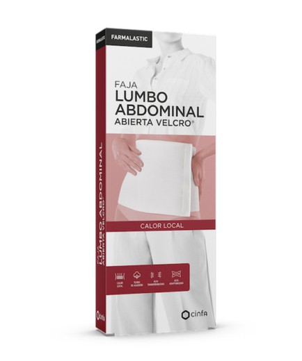 Ceinture lombo-abdominale Farmalastic Velcro