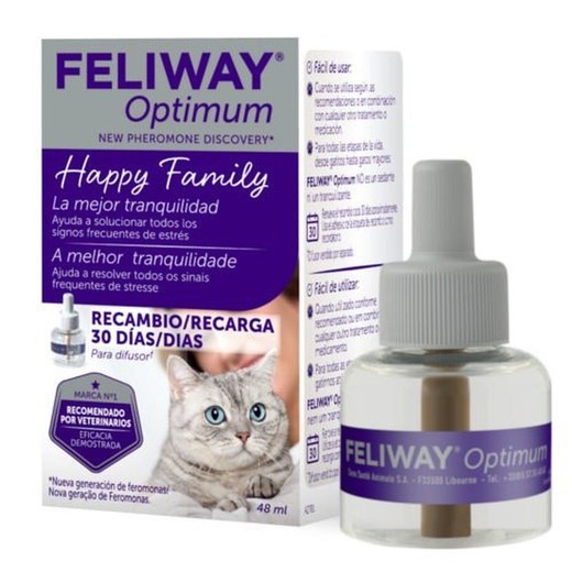 Feliway Optimum Happy Family Recarga 48 ml