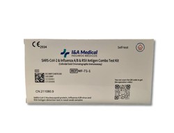 Fluorecare I&A Medical SARS-CoV-2 & Influenza A/B & RSV Antigen Combo Test Kit 1 Unidad