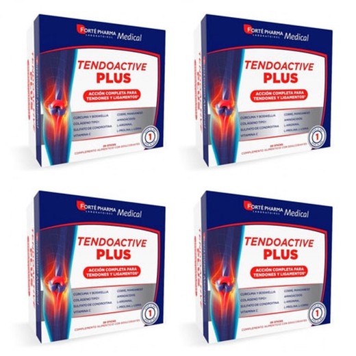 Tendoactive PACK 4 Plus 20 Sticks x 4