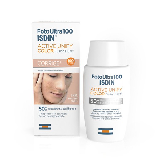 ISDIN Foto Ultra 100 Active Unify COLOR Fusion Fluid SPF 50+ 50 ml