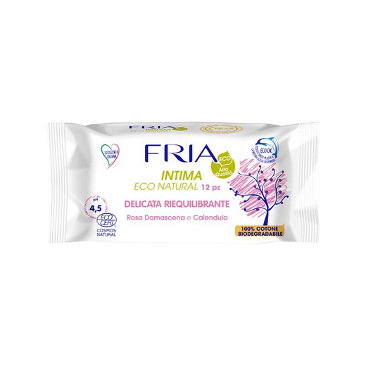 Fria Toallitas Íntimas Eco Natural Delicada 12 Unidades