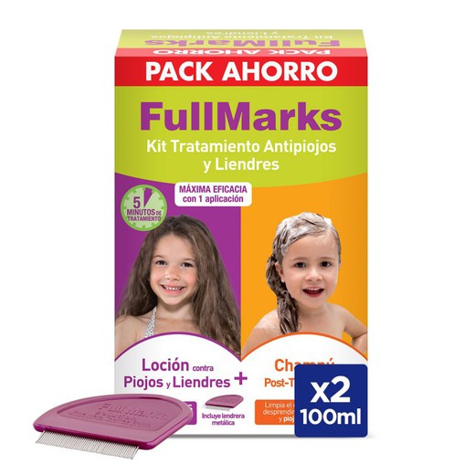 Fullmarks Post-treatment Shampoo + Pediculicide Lotion