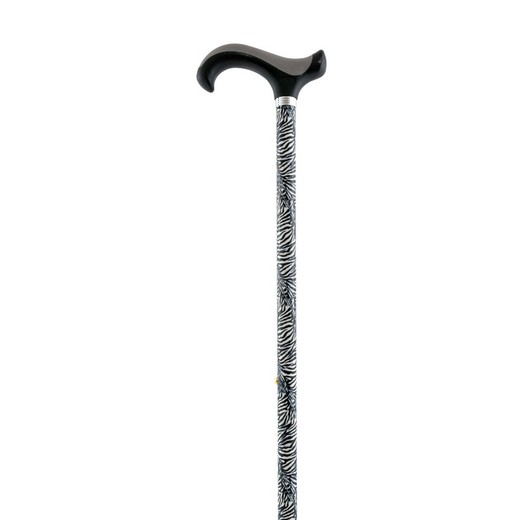 Garcia 1800 Zebra Printed Ergonomic Extendable Cane R. 485