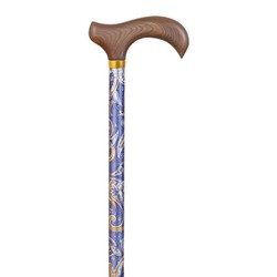 Garcia 1880 Expandable Aluminum Crutch Cane Stamped Blue Cashmere | R. 409