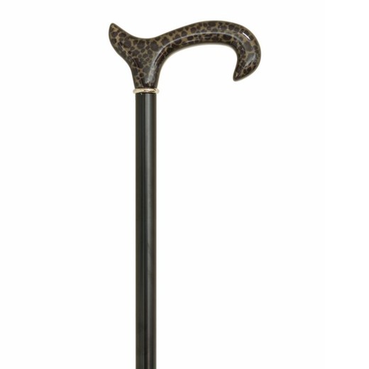 Garcia 1880 Extendable Aluminum Crutch Cane Leopard Methacrylate Handle | R. 447