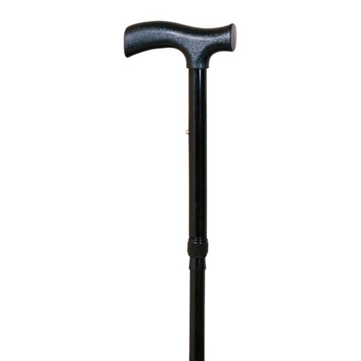 Garcia 1880 Folding Crutch Cane in Aluminum, Black Plastic Handle | R. 164