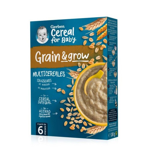 Gerber Multicéréales 0% Sucre 250 G