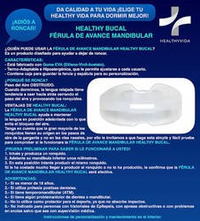 HealthyVida Healthy Bucal Ferula de Avance Mandibular Anti Ronquidos —  Farmacia Núria Pau