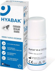 Hyabak Larmes Artificielles Hydratantes et Lubrifiantes 10 ml