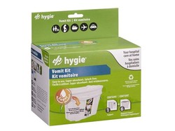 Hygie Vomit Kit Container Turns Vomit into Gel