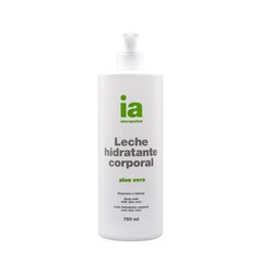 Interapothek Leche Hidratante Corporal Aloe 750 ml Con Dosificador