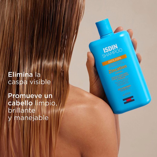 Isdin Zincation Shampoing Antipelliculaire Usage Fréquent 300 ml