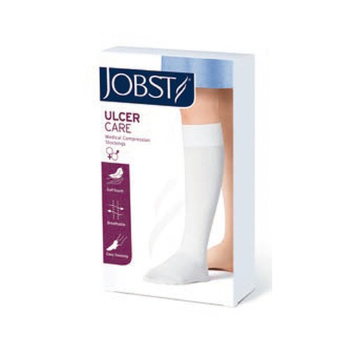 Jobst UlcerCare Sock Light Compression 3 Meias Brancas