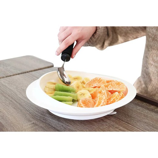 Kmina Plate with Suction Cup for Adults (x1 unit) Adapted Eating Aid K40029