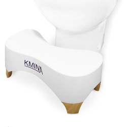 Kmina Taburete Fisiológico para Inodoro (18 cm) Taburetes WC Madera K30015  — Farmacia Núria Pau