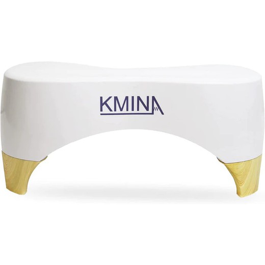 Kmina Taburete Fisiológico para Inodoro (18 cm) Taburetes WC Blanco K30006