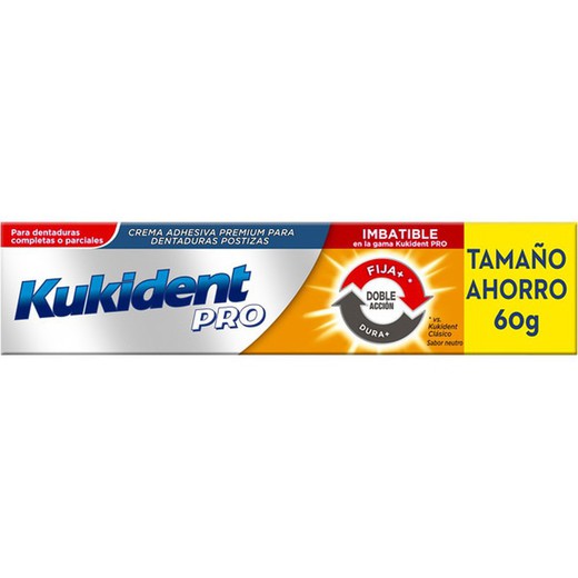 Kukident Pro Doble Acción 60 g