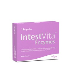 Vitae IntestVita Enzymes Con Enzimas 15 Cápsulas