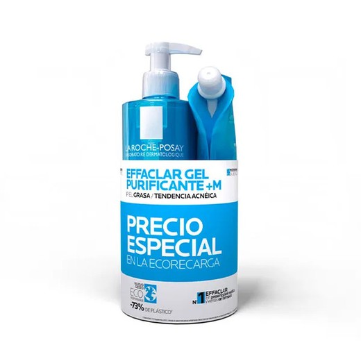 La Roche Posay Effaclar Gel 400 ml + Recarga 400 ml