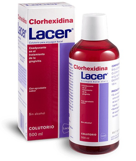 Lacer Chlorhexidine Mouthwash 0.12% 500 ml