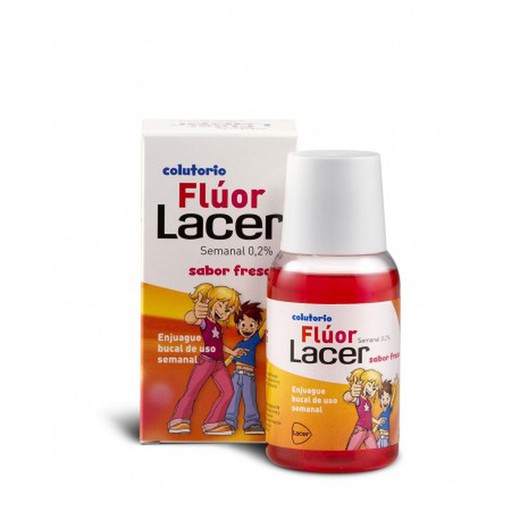 Lacer Colutorio Fluor Semanal 0,2% Fresa 100 ml