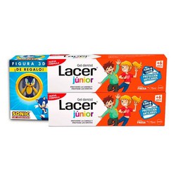 Lacer Junior Gel Dental Fresa Pack 2 x 75 ml