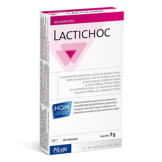 Lactibiane Lactichoc 20 Cápsulas