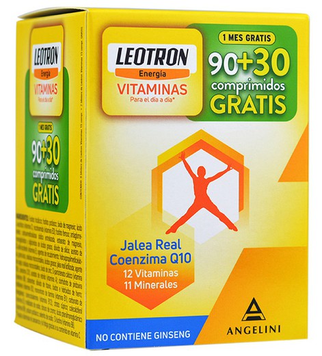 Leotron Vitaminas 90 + 30 Comprimidos