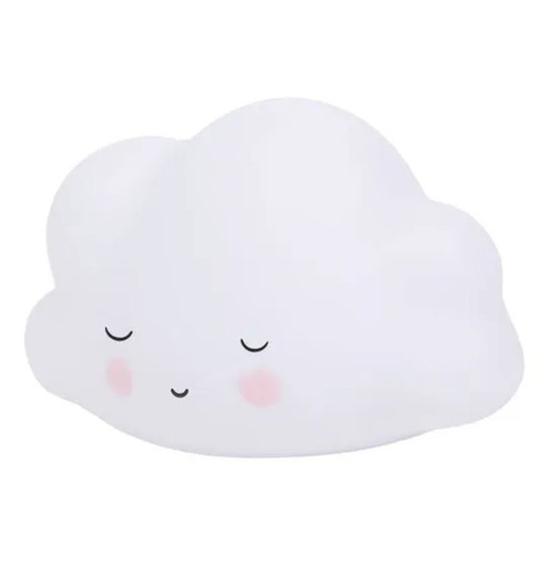 Petite belle veilleuse dormir nuage nuage yeux fermés