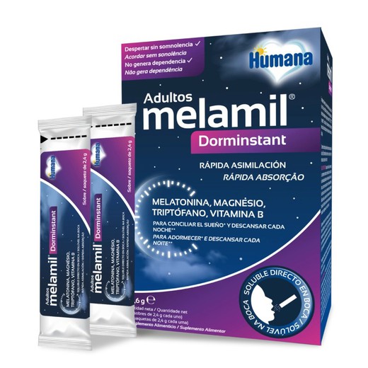 Melamil Dorminstant Adultos Melatonina 24 Sobres