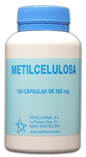 Metilcelulosa 500 mg 100 Cápsulas