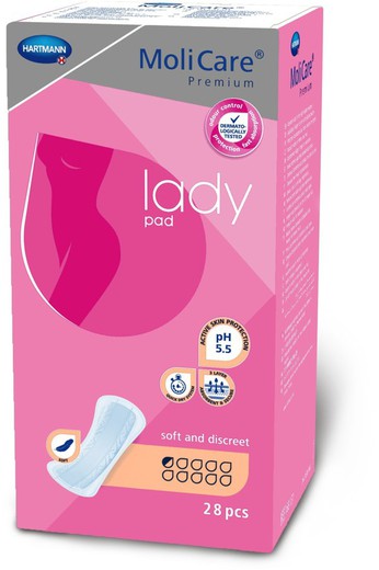 Molicare Premium Lady Compresses 28 Unités