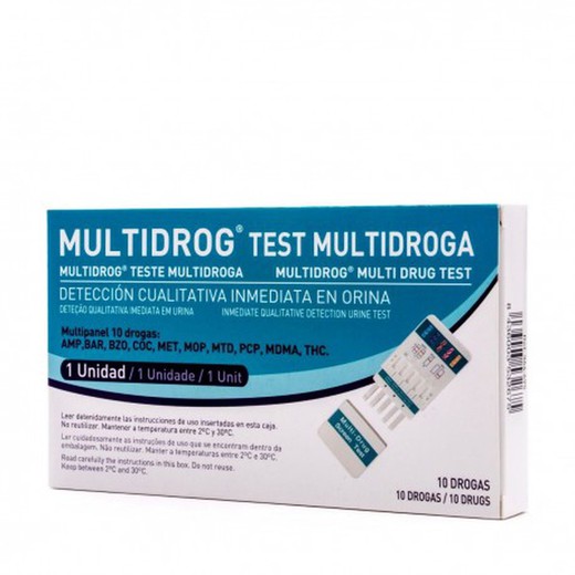 Test multidrog de 10 médicaments