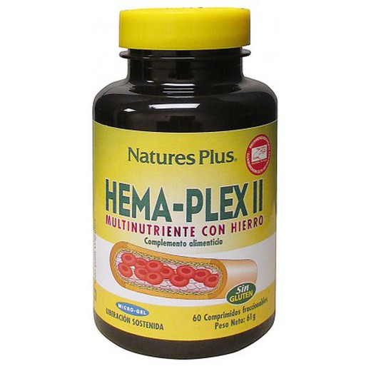 Nature's Plus HEMA-PLEX II 60 Comprimidos
