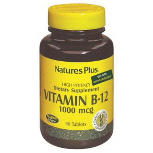 Nature's Plus Vitamin B12 1000 mg 90 Tablets
