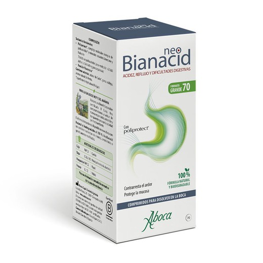 NeoBianacid Acidez y Reflujo 70 Comprimidos