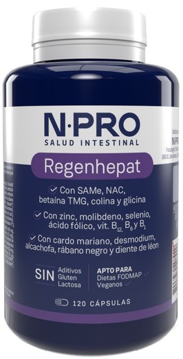 NPro Regenhepat 120 Capsulas