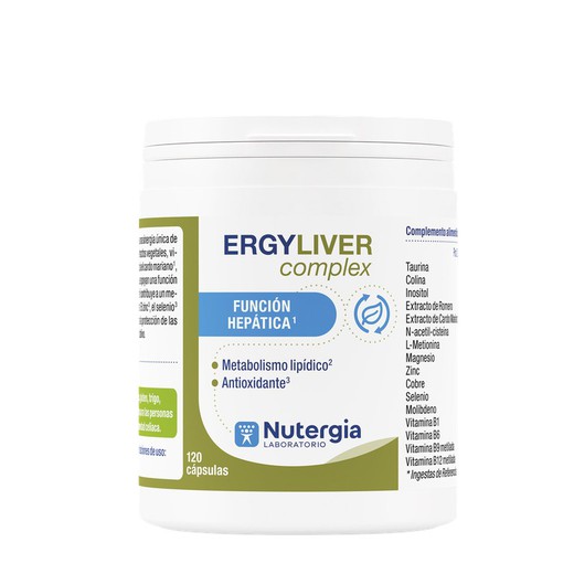 Nutergia ErgyLiver Complexe 120 Gélules