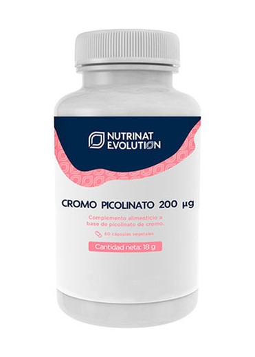 Nutrinat Picolinate de Chrome 200 μg 60 Gélules Végétales