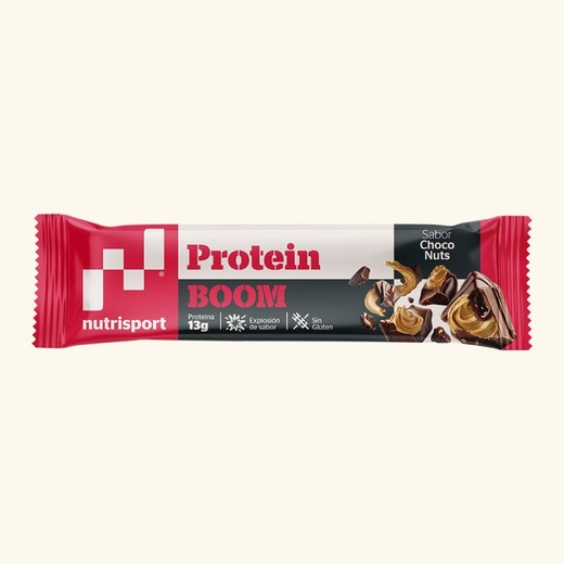 Nutrisport Protein Boom Barrita Choco Nuts Crema Cacahuete 1 Unidad