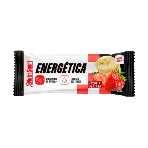 Nutrisport Barrita Energética Fresa y Plátano 1 Unidad