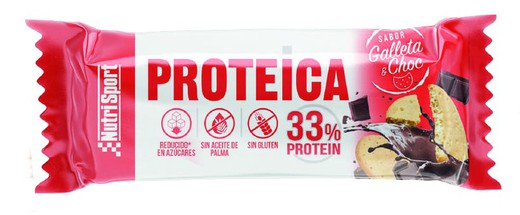 Nutrisport Protein Bar Cookie & Choc 44g