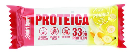 Nutrisport Barrita Proteica Plátano 44 g