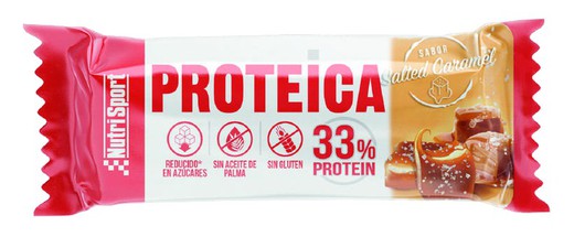 Nutrisport Barre Protéinée Saltea Caramel 44 g