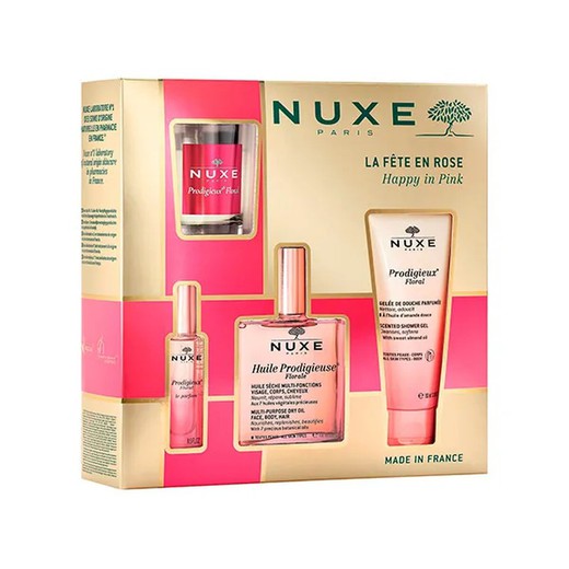 Nuxe Christmas Box Huile Prodigieuse Floral Fragrance 4 Products