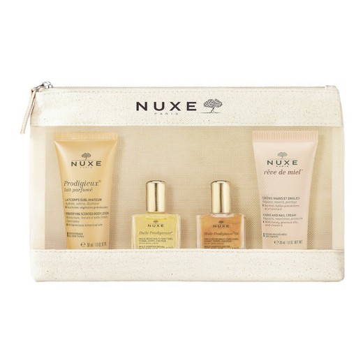 Nuxe Toiletry Bag L'Huile Prodigieuse Et Son Rituel 4 Products